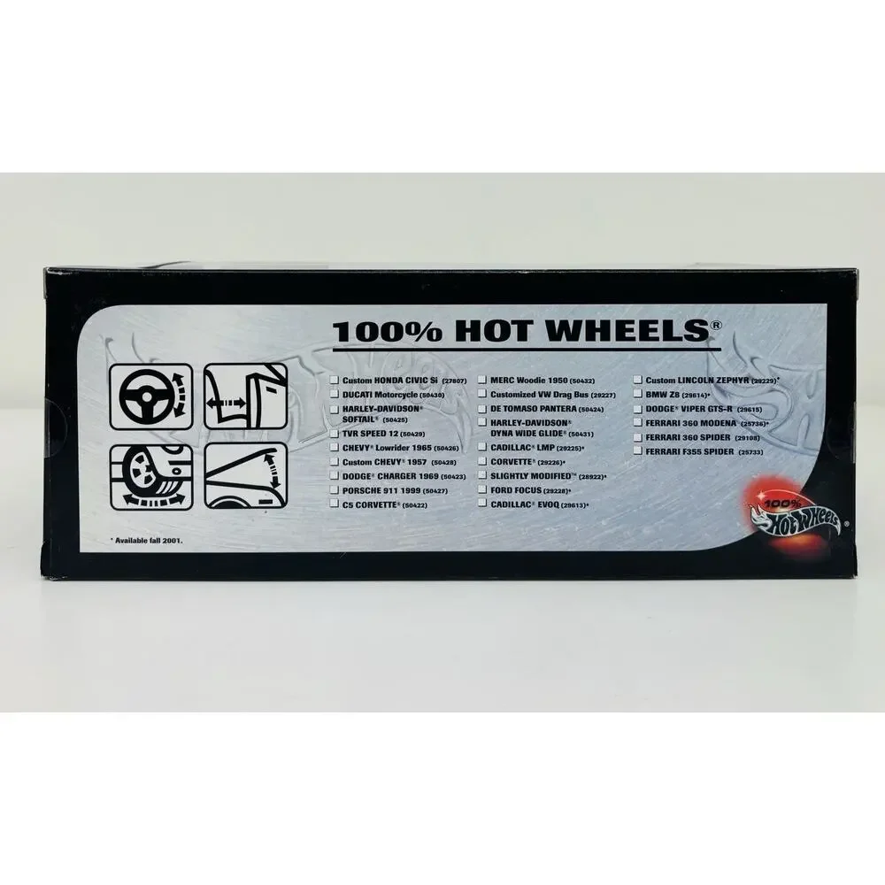 100% Hot Wheels 1:18 Custom Honda Civic SI Red Super Street Edition 27807 Sealed